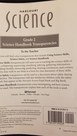 Teaching Transp Gr1 Harcourt S 9780153154423