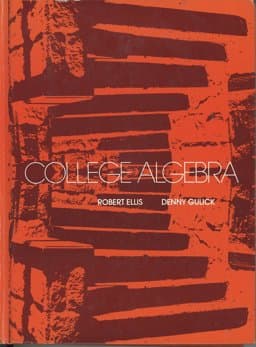 College Algebra 9780155079052