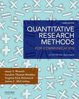 Quantitative Research Methods for Communication 9780190861063