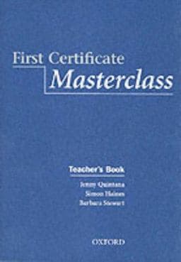 First Certificate Masterclass 9780194386326