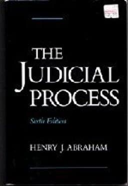 The Judicial Process 9780195068016