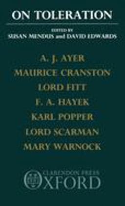 On Toleration 9780198275299
