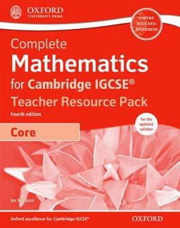Complete Mathematics for Cambridge IGCSERG Teacher Resource Pack and CD (Core) 9780198378389