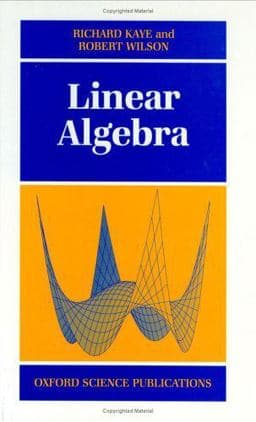 Linear Algebra 9780198502388