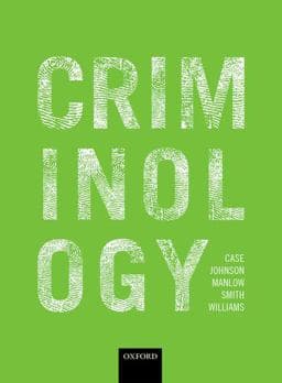 Criminology 9780198736752