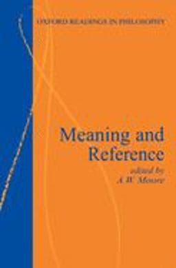 Meaning and Reference 9780198751250