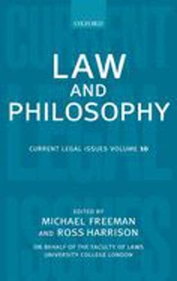 Law and Philosophy 9780199237159