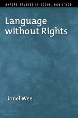 Language Without Rights 9780199737420