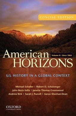 American Horizons, Concise 9780199739912