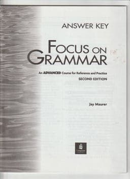 Focus on Grammar 9780201670455