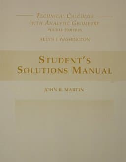 Technical Calculus with Analytic Geometry 9780201711172