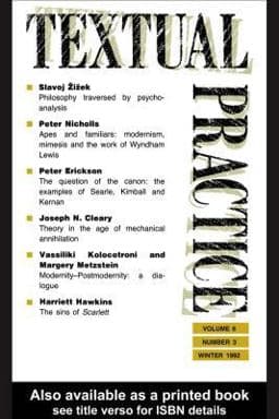 Textual Practice 9780203990742