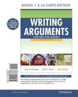 Writing Arguments 9780205238736