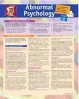 Study Card for Abnormal Psychology 9780205442263