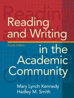 Reading and Writing in the Academic Community 9780205689460