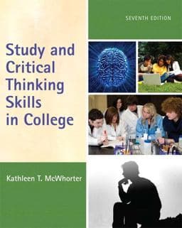 Study and Critical Thinking Skills in College 9780205734801