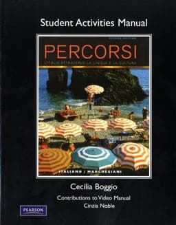 Student Activities Manual for Percorsi 9780205796083