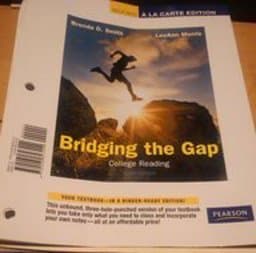 Bridging the Gap 9780205827442