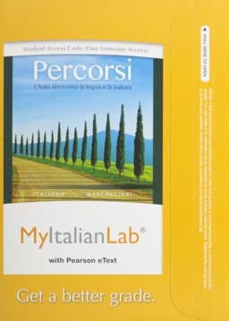 MyLab Italian with Pearson EText -- Access Code -- for Percorsi 9780205999354