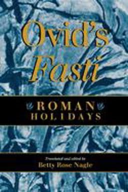 Ovid's Fasti 9780253209337