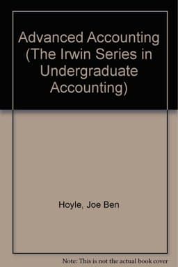 Advanced Accounting 9780256124071