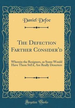 The Defection Farther Consider'd 9780267527267
