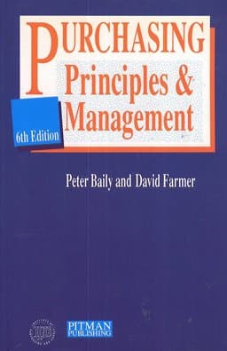 Purchasing Principles and Management 9780273031246