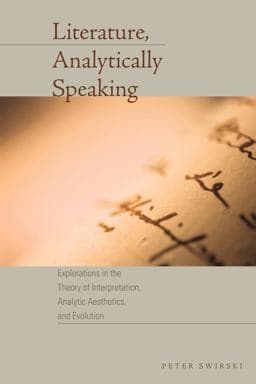 Literature, Analytically Speaking 9780292721784