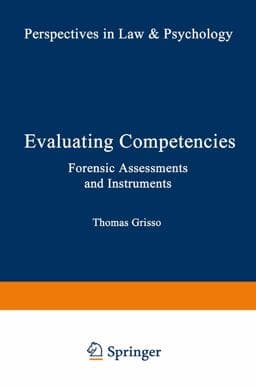 Evaluating Competencies 9780306421266