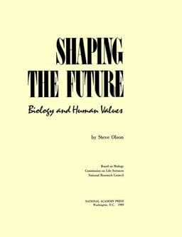 Shaping the Future 9780309039475