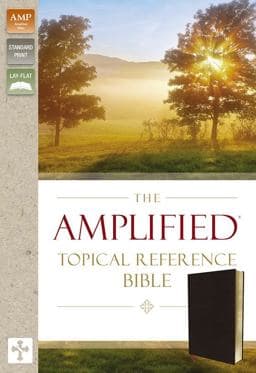 The Amplified Topical Reference Bible, Bonded Leather, Black 9780310446866