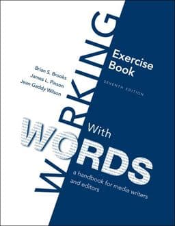 Exercise Book for Working with Words 9780312560812