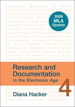 Research and Documentation in the Electronic Age with 2009 MLA Update 9780312593384