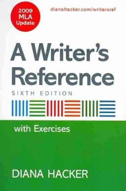 Writer's Reference with Integrated Exercises 6e with 2009 MLA Update and Re:Writing Plus 9780312608095
