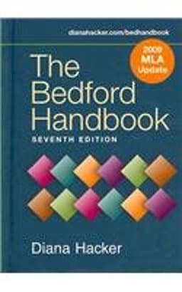 Bedford Handbook 7e cloth with 2009 MLA Update and Developmental Exercises 9780312609986