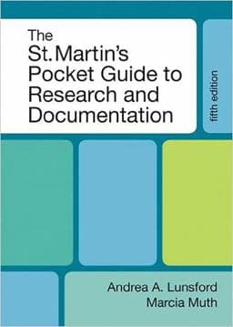 The St. Martin's Pocket Guide to Research and Documentation 9780312661922