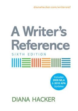 A Writer's Reference with 2009 MLA and 2010 APA Updates 9780312664763