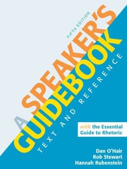A Speaker's Guidebook with the Essential Guide to Rhetoric 9780312678869