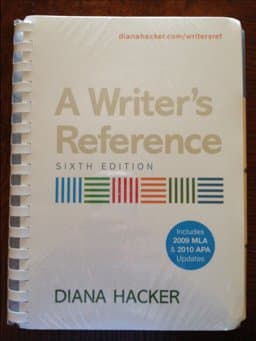 Writer's Reference 6e with 2009 MLA and 2010 APA Updates and Exercise CD-ROM 9780312680503