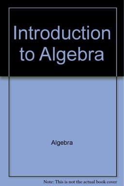 Introduction to Algebra 9780314033222