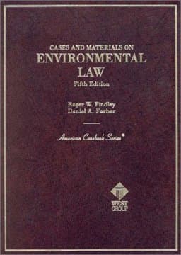 Cases and Materials on Environmental Law 9780314230454
