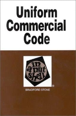 Stone's Uniform Commercial Code in a Nutshell 9780314240958