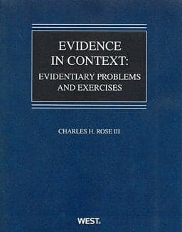 Evidence in Context 9780314267375