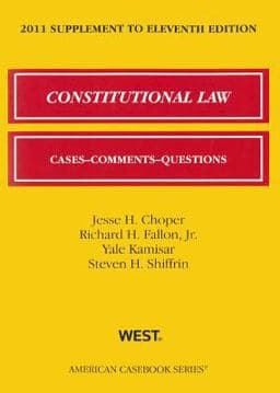 Constitutional Law 2011 9780314274304