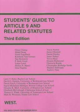 Students' Guide to Article 9 and Related Statutes 9780314276704