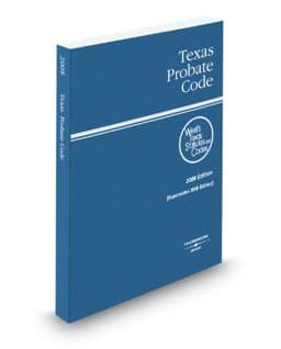 Texas Probate Code 9780314971982