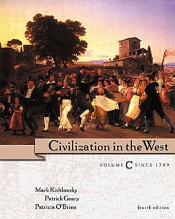 Civilization in the West, Volume C:Since 1789 (Chs 20-30) 9780321070920