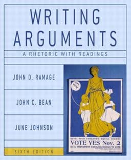 Writing Arguments 9780321163370