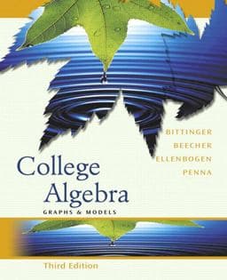 College Algebra 9780321292636