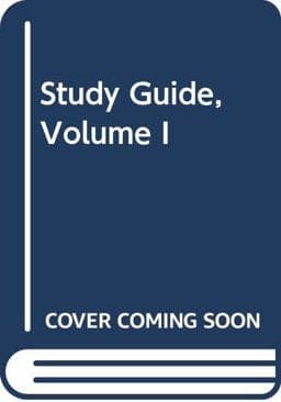 Study Guide, Volume I 9780321488299